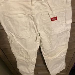 White juniors/ women’s size 9 Dickies carpenter pants